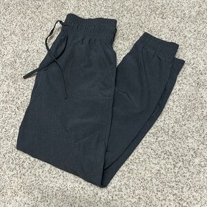 Gray Jogger Track Pants with Relaxed Fit